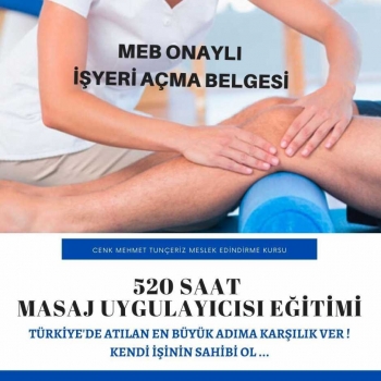 Bakirkoy Kartaltepe Masaj Kursu Meb Ozel Cenk Mehmet Tunceriz Meslek Edindirme Kursu