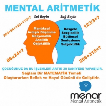 Bakirkoy Zuhuratbaba Mental Aritmetik Kursu Uzman Akademi Bakirkoy